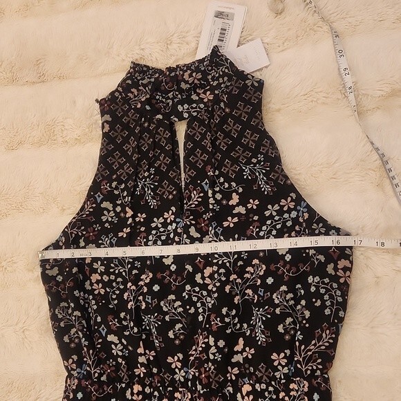 Ted Baker Black Hazel High-Neck Marcila Wide-Leg Jumpsuit Ted size 2-US size 4-6 - Picture 10 of 16